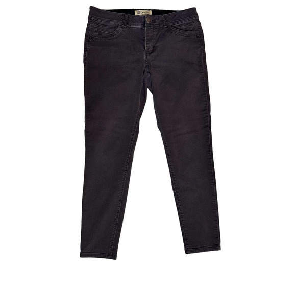 Democracy Denim - Democracy Ab Technology Charcoal Gray / Black Skinny Jeans Size 10